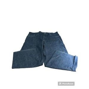 Levis 569 Jeans Mens 38x27  Loose Fit Straight Leg Red Tab Back Buttoned Pocket